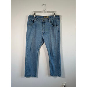 Vintage Men's Wrangler Blue Straight Jeans Waist 36‎